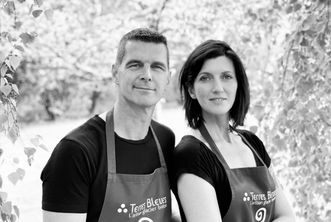 Karine et Philippe Jouan, gérants de Terres Bleues